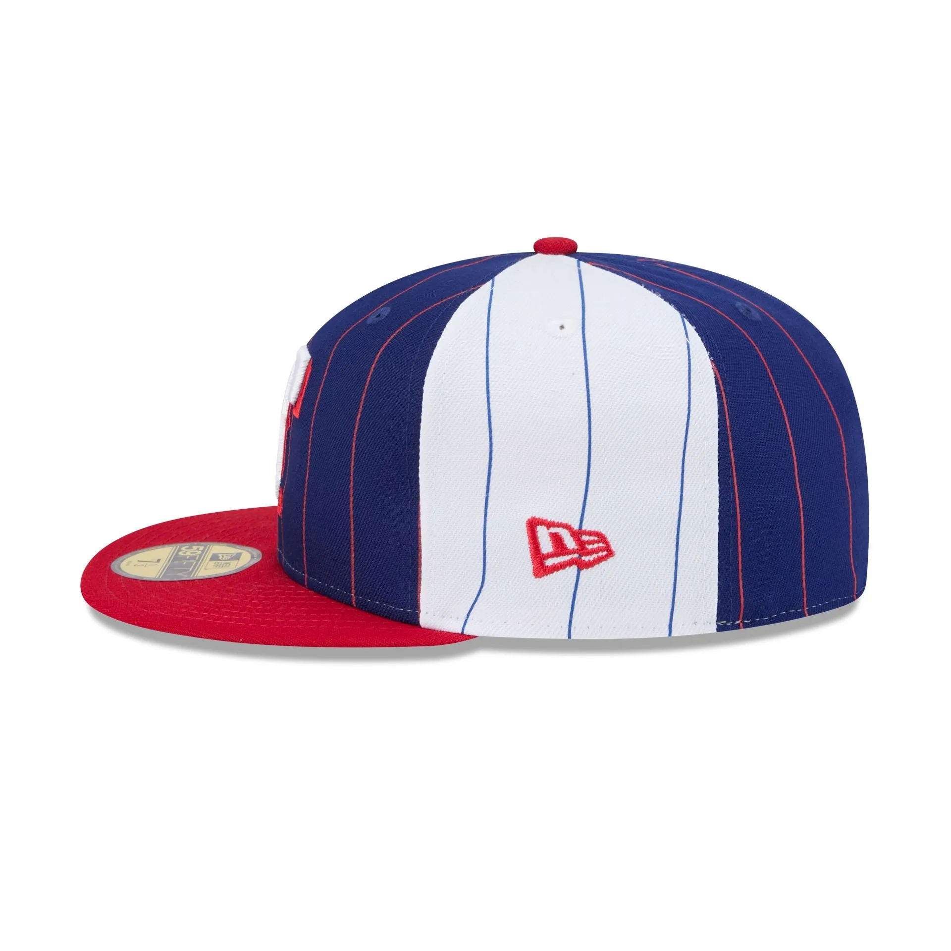 Texas Rangers Pinstripe League Pin 59FIFTY Fitted Hat sold by New Era product image thumbnail 4