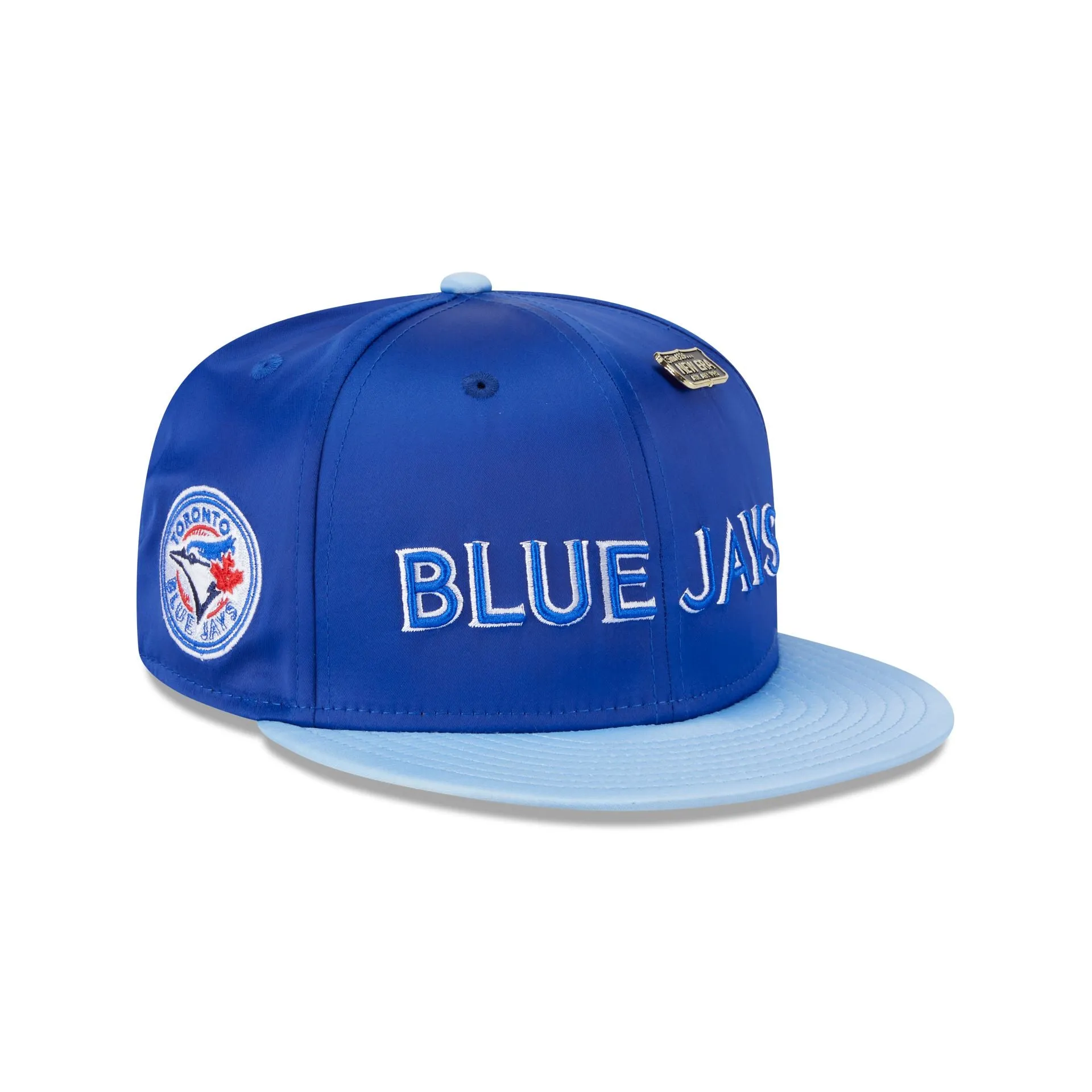 Toronto Blue Jays Satin Pin 9FIFTY Snapback Hat sold by New Era