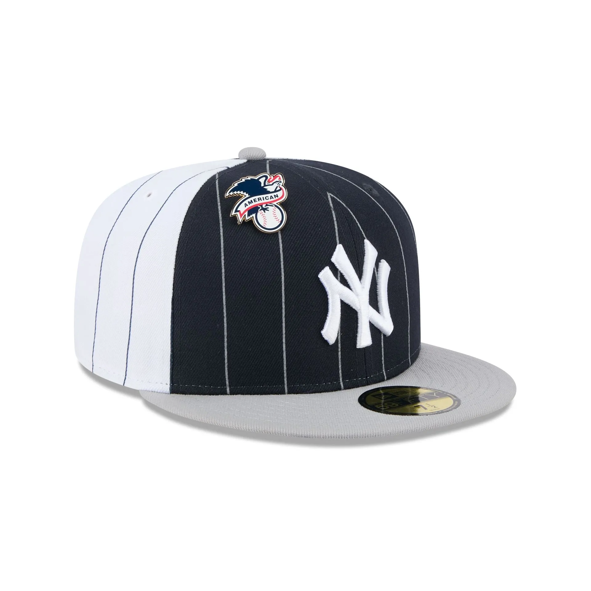 New York Yankees Pinstripe League Pin 59FIFTY Fitted Hat sold by New Era product image thumbnail 3