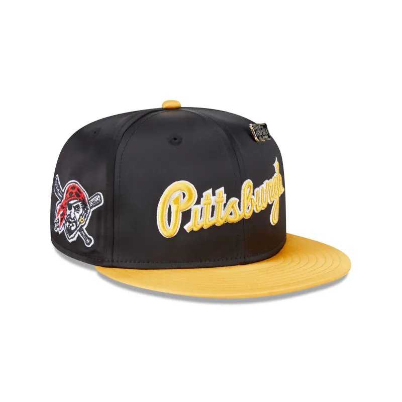Pittsburgh Pirates Satin Pin 9FIFTY Snapback Hat sold by New Era