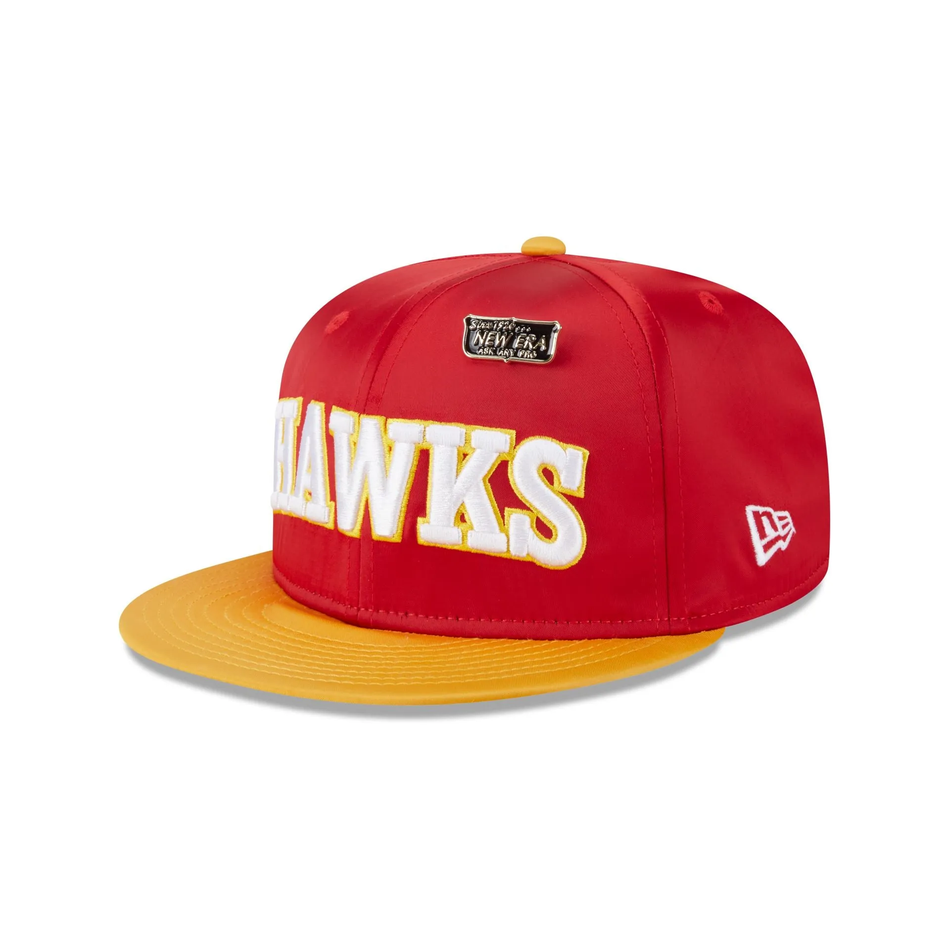 Atlanta Hawks Satin Pin 9FIFTY Snapback Hat sold by New Era product image thumbnail 3