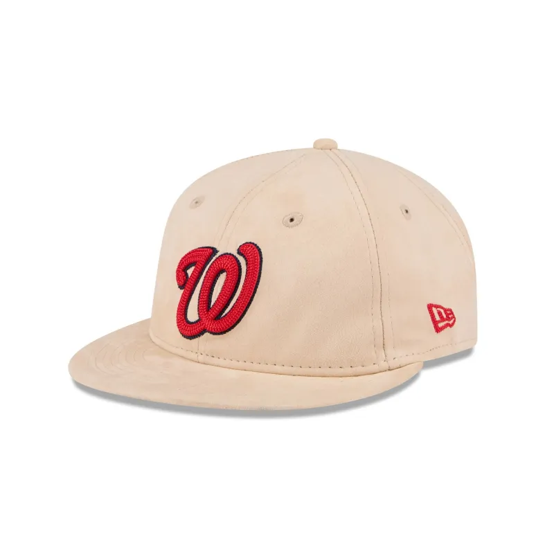 Washington Nationals Stone Suede Retro Crown 9FIFTY Snapback Hat sold by New Era