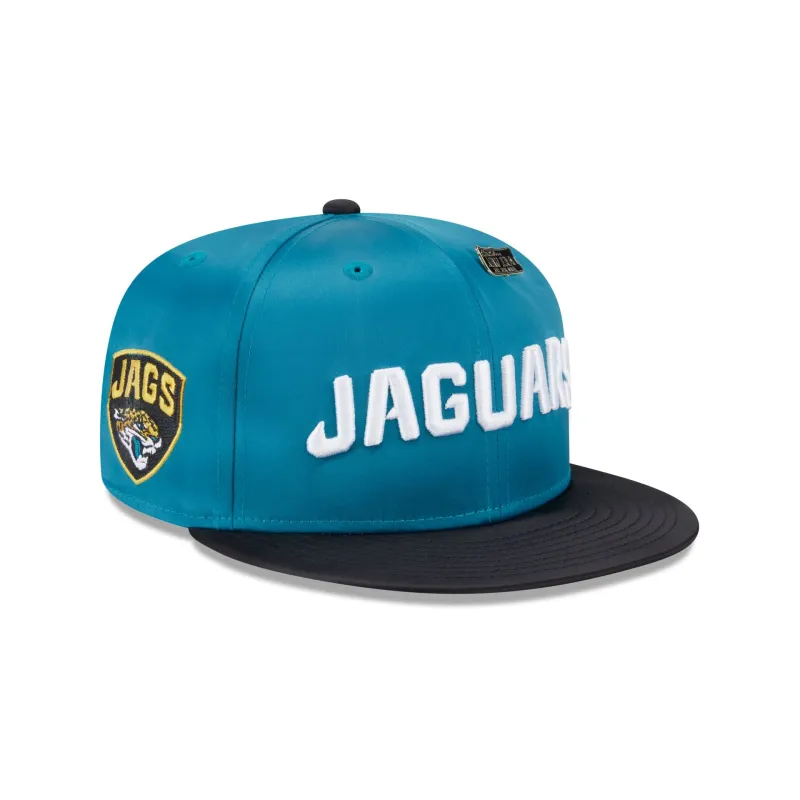 Jacksonville Jaguars Spring Satin 59FIFTY Fitted Hat sold by New Era