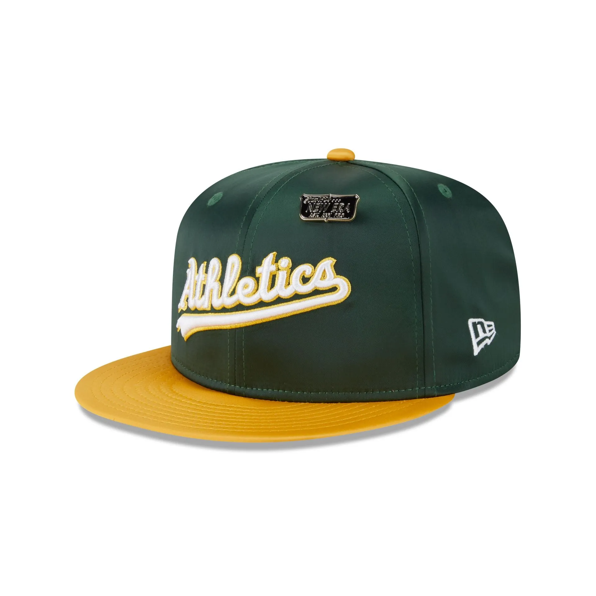 Athletics Satin Pin 9FIFTY Snapback Hat sold by New Era product image thumbnail 3