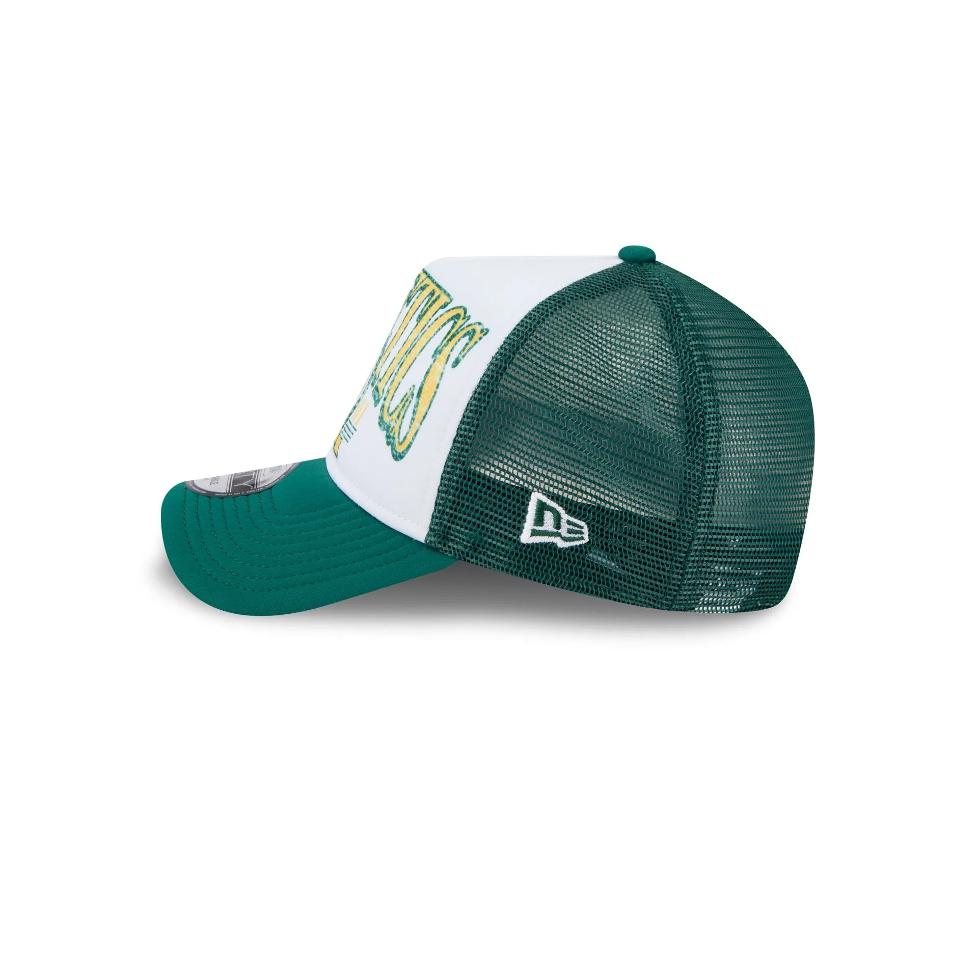 Athletics Distressed 9FORTY A-Frame Trucker Hat sold by New Era product image thumbnail 4