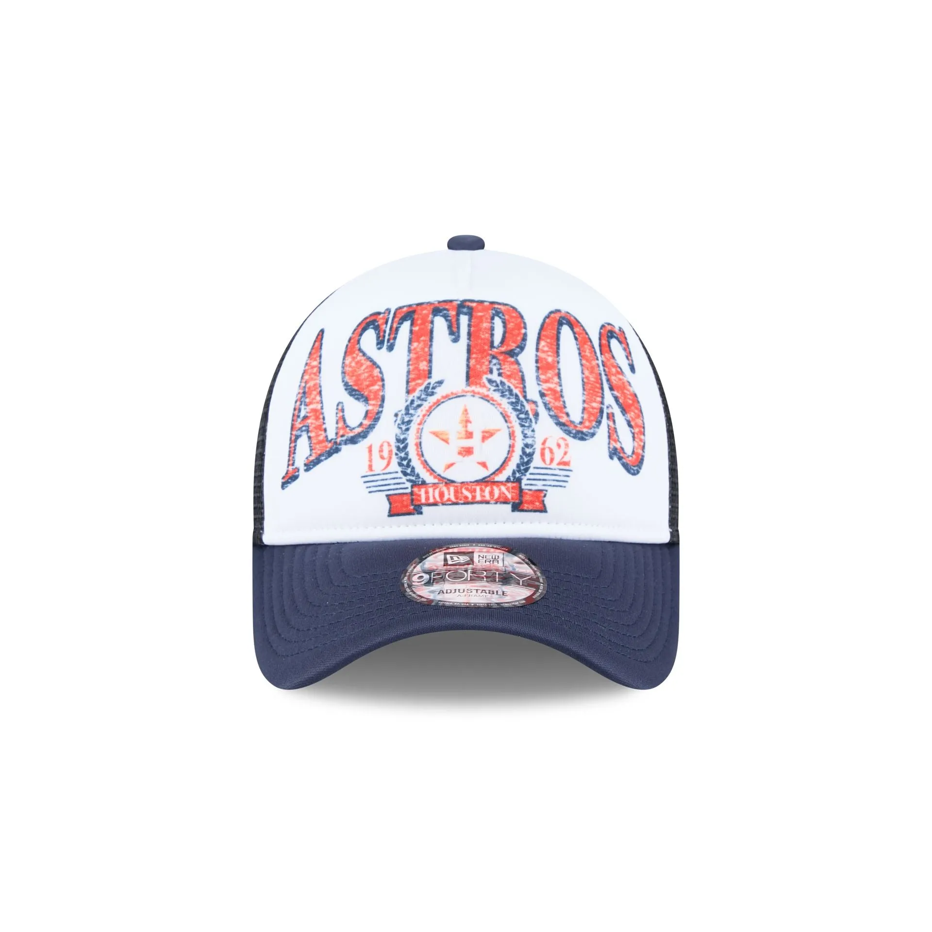 Houston Astros Distressed 9FORTY A-Frame Trucker Hat sold by New Era product image thumbnail 2