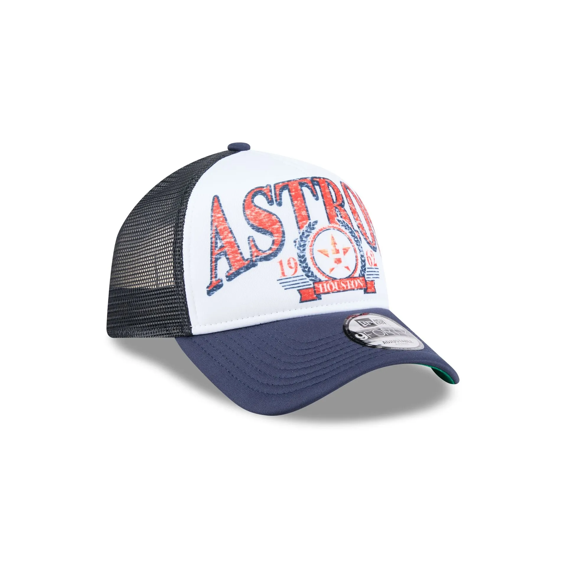 Houston Astros Distressed 9FORTY A-Frame Trucker Hat sold by New Era product image thumbnail 3