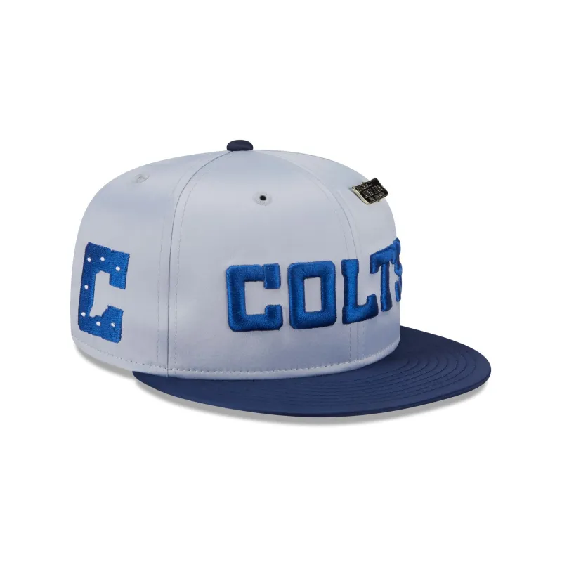 Indianapolis Colts Spring Satin 59FIFTY Fitted Hat sold by New Era