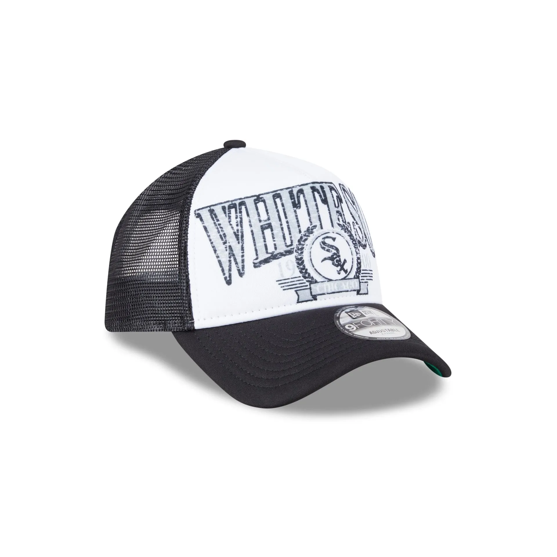 Chicago White Sox Distressed 9FORTY A-Frame Trucker Hat sold by New Era product image thumbnail 3