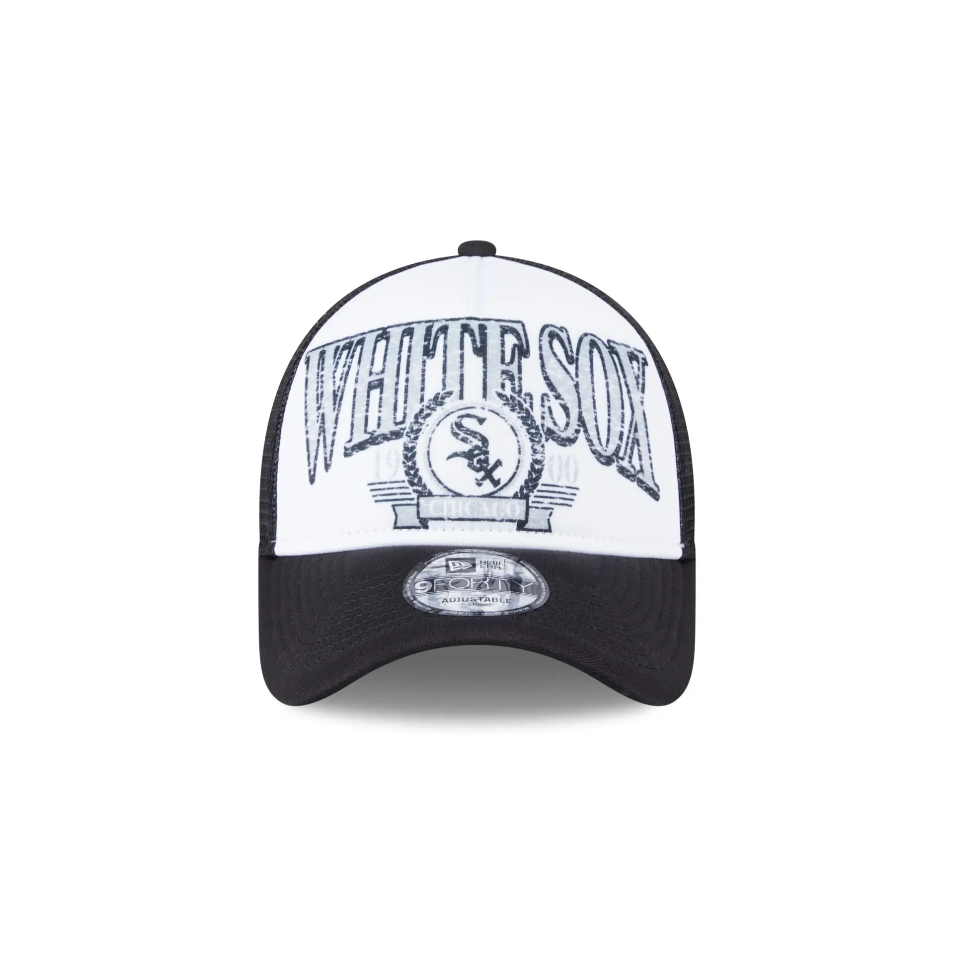 Chicago White Sox Distressed 9FORTY A-Frame Trucker Hat sold by New Era product image thumbnail 2