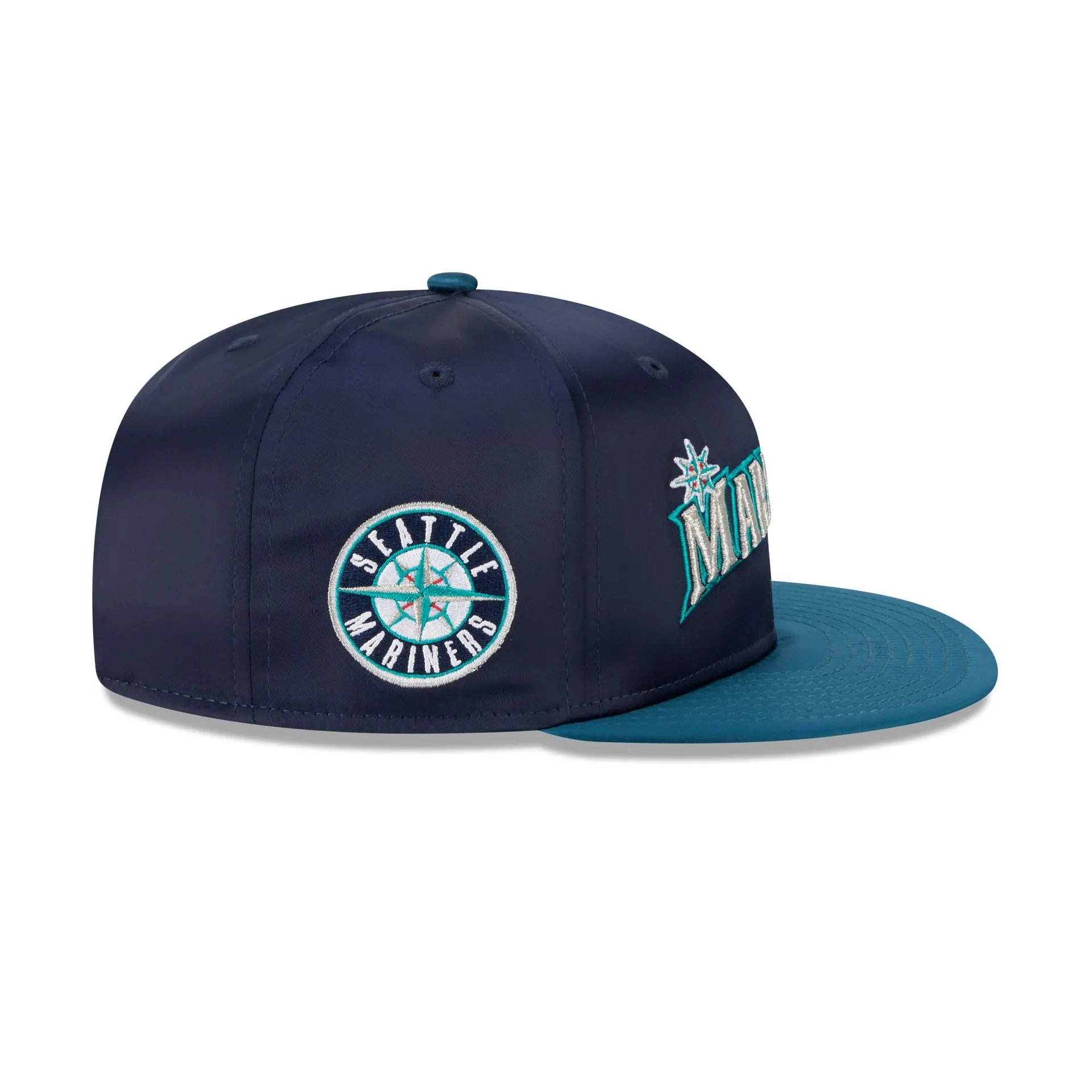 Seattle Mariners Satin Pin 9FIFTY Snapback Hat sold by New Era product image thumbnail 4