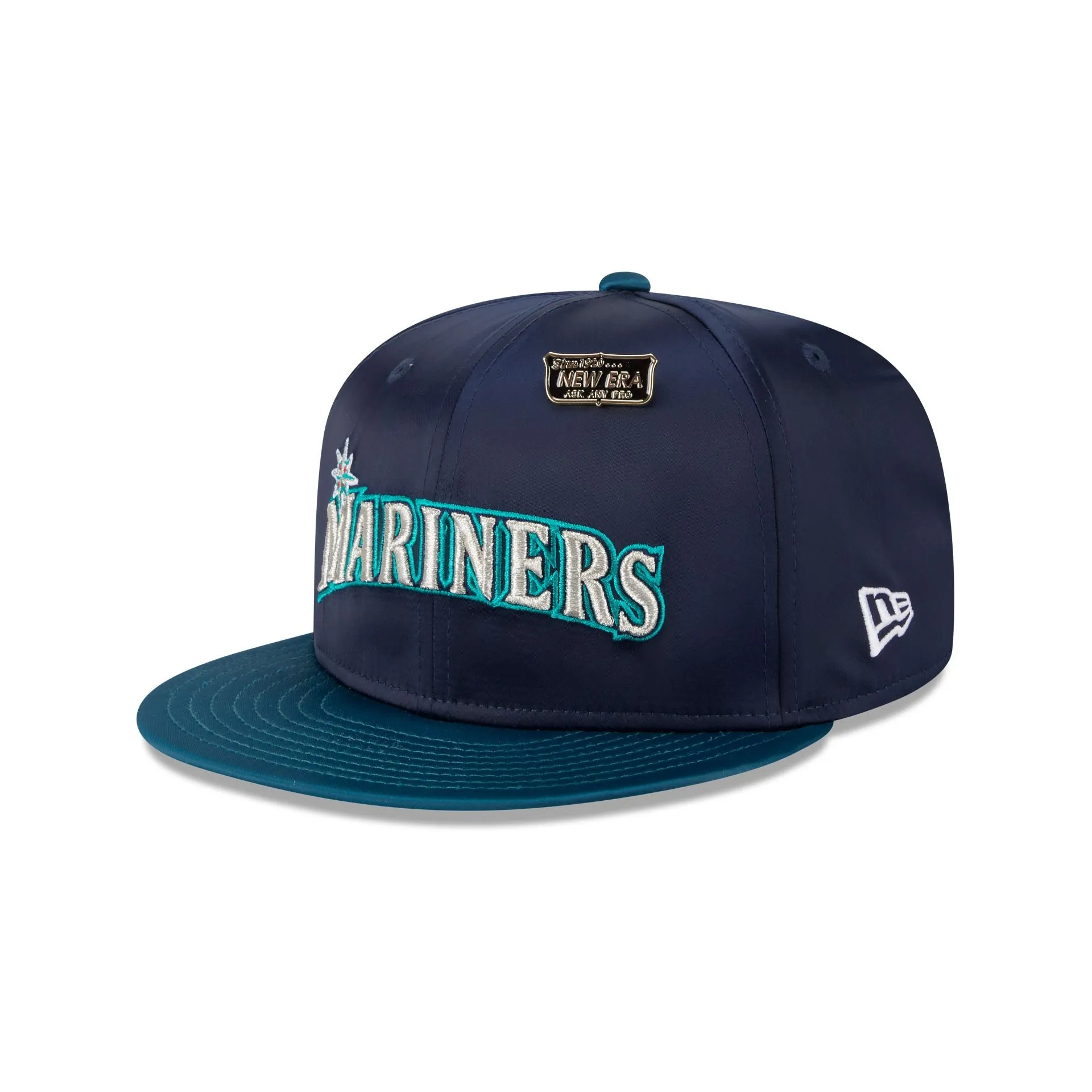 Seattle Mariners Satin Pin 9FIFTY Snapback Hat sold by New Era product image thumbnail 3