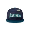 Seattle Mariners Satin Pin 9FIFTY Snapback Hat sold by New Era