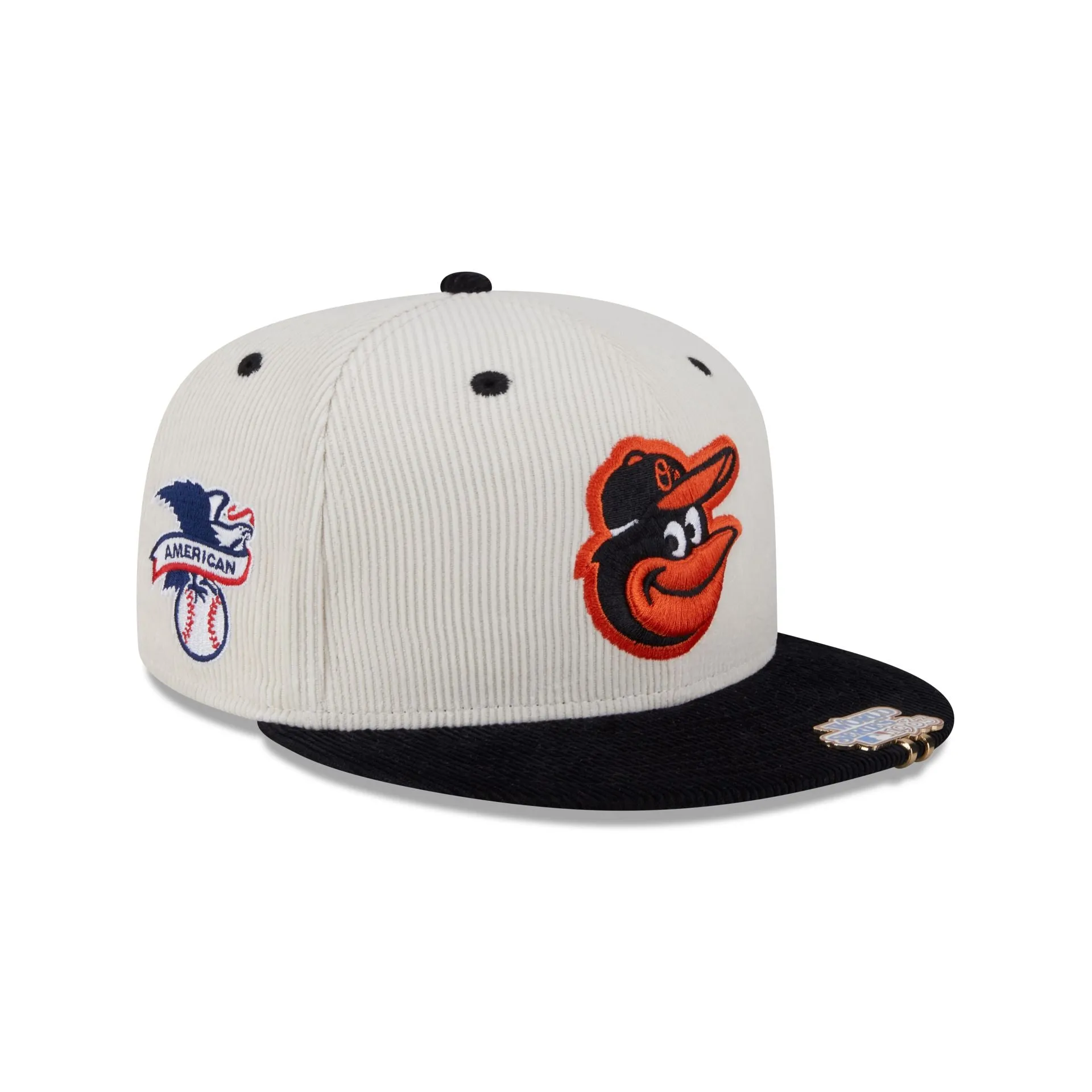 Baltimore Orioles Two Tone Cord 59FIFTY Fitted Hat sold by New Era