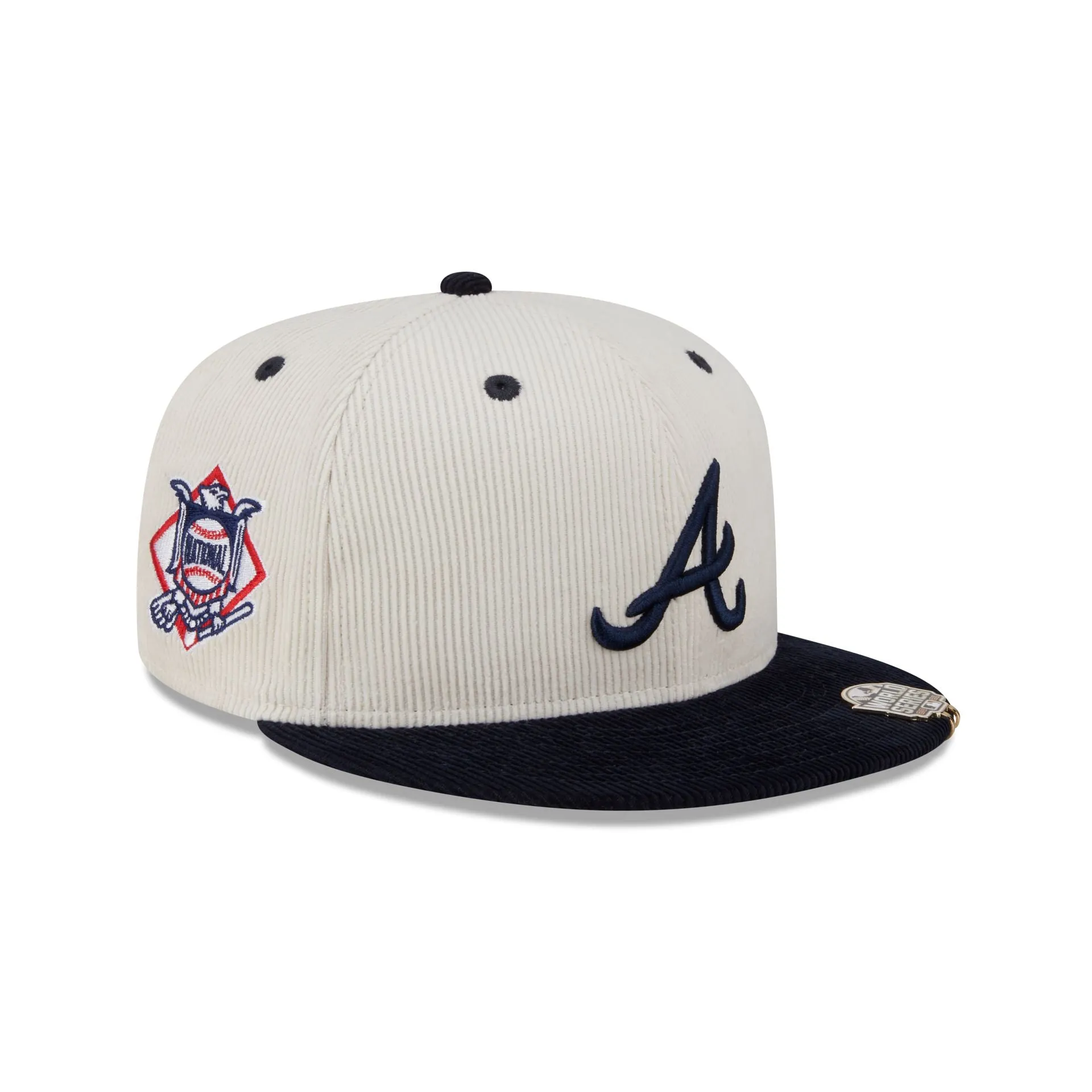 Atlanta Braves Two Tone Cord 59FIFTY Fitted Hat sold by New Era