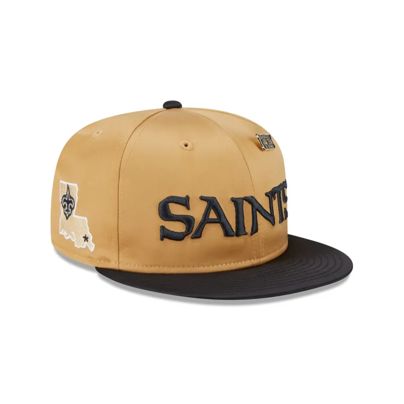 New Orleans Saints Spring Satin 59FIFTY Fitted Hat sold by New Era