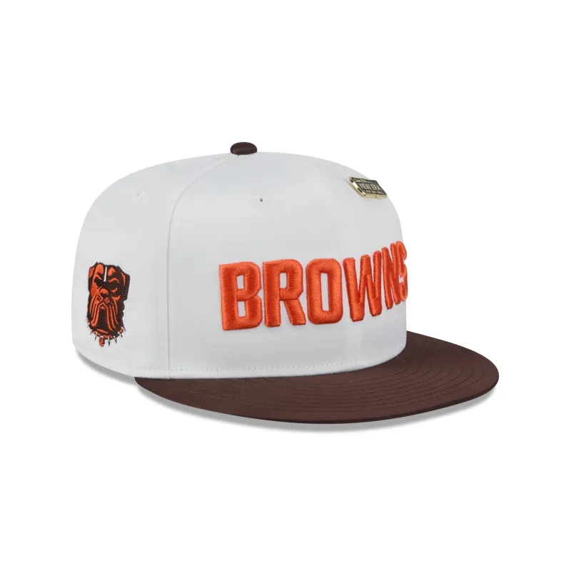 Cleveland Browns Spring Satin 59FIFTY Fitted Hat sold by New Era