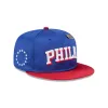 Philadelphia 76ers Satin Pin 9FIFTY Snapback Hat sold by New Era
