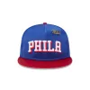 Philadelphia 76ers Satin Pin 9FIFTY Snapback Hat sold by New Era