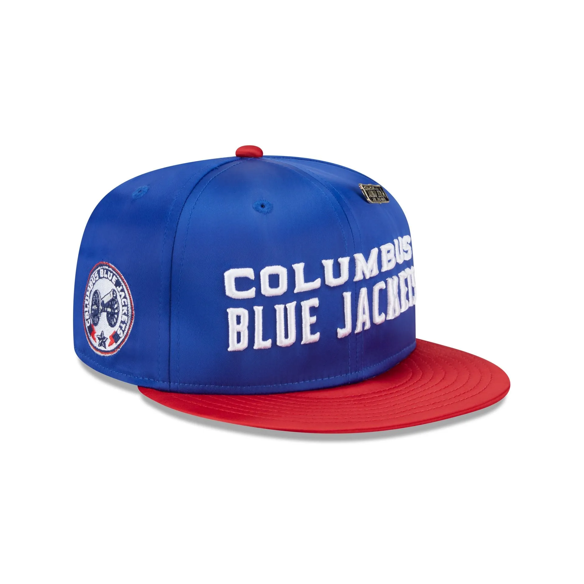 Columbus Blue Jackets Spring Satin 59FIFTY Fitted Hat sold by New Era
