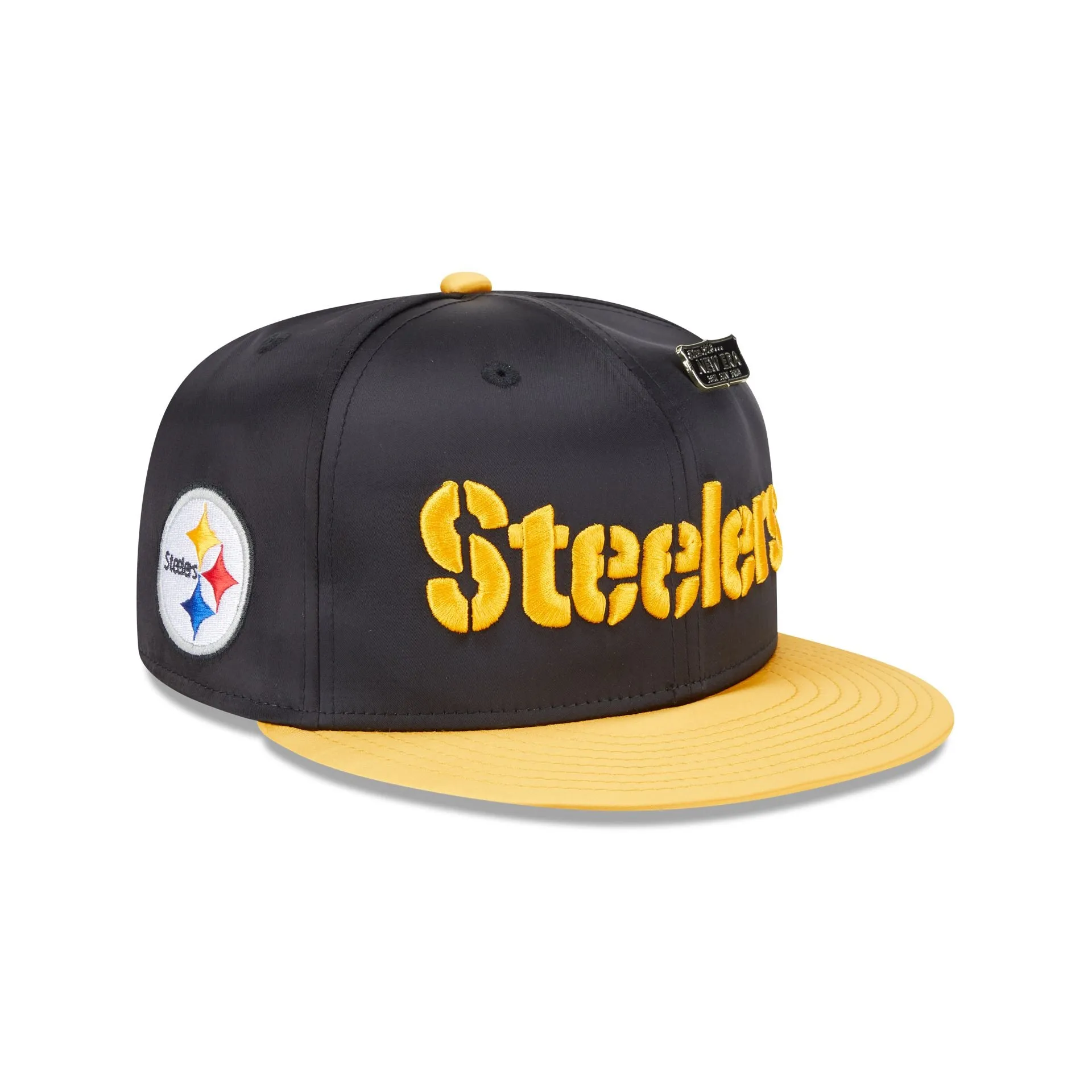 Pittsburgh Steelers Spring Satin 59FIFTY Fitted Hat sold by New Era