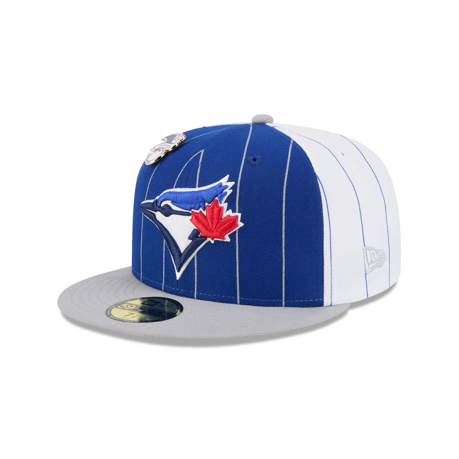 Toronto Blue Jays Pinstripe League Pin 59FIFTY Fitted Hat sold by New Era