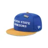 Golden State Warriors Satin Pin 9FIFTY Snapback Hat sold by New Era