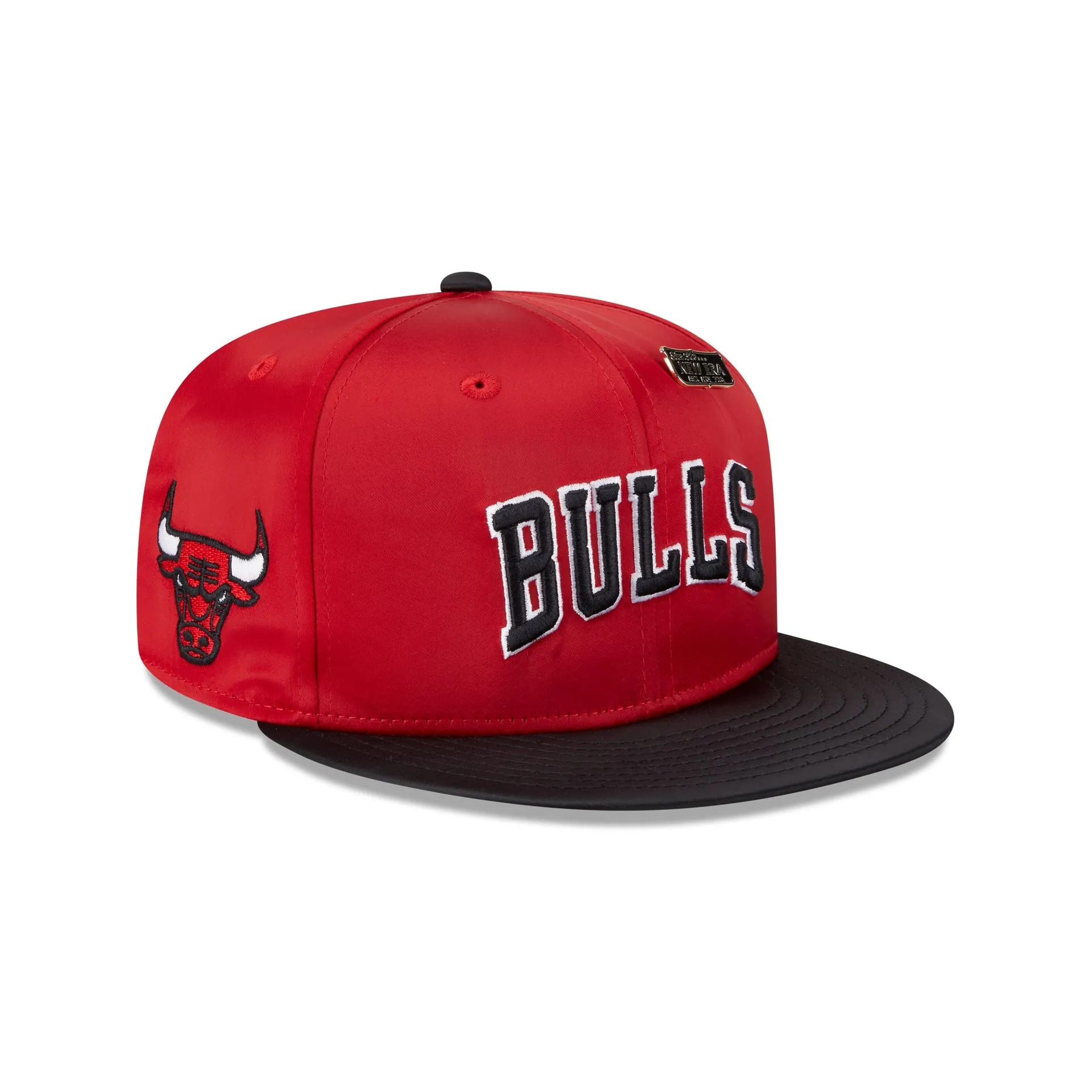Chicago Bulls Satin Pin 9FIFTY Snapback Hat sold by New Era