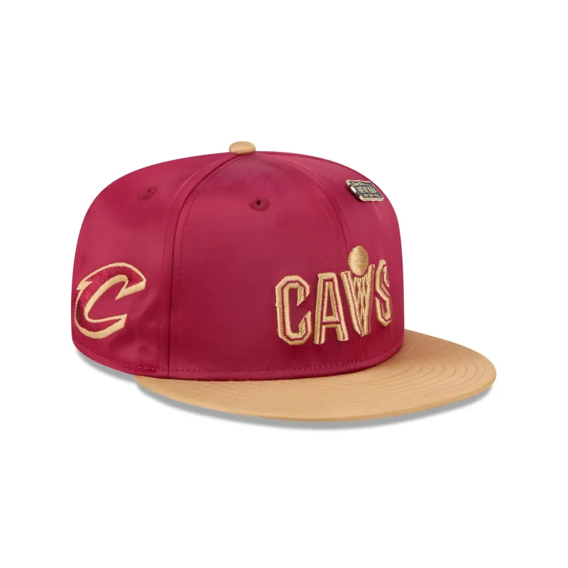 Cleveland Cavaliers Satin Pin 9FIFTY Snapback Hat made by New Era