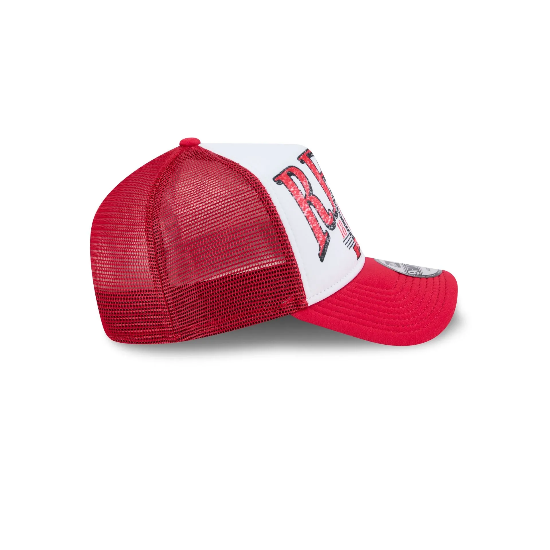 Cincinnati Reds Distressed 9FORTY A-Frame Trucker Hat sold by New Era product image thumbnail 5