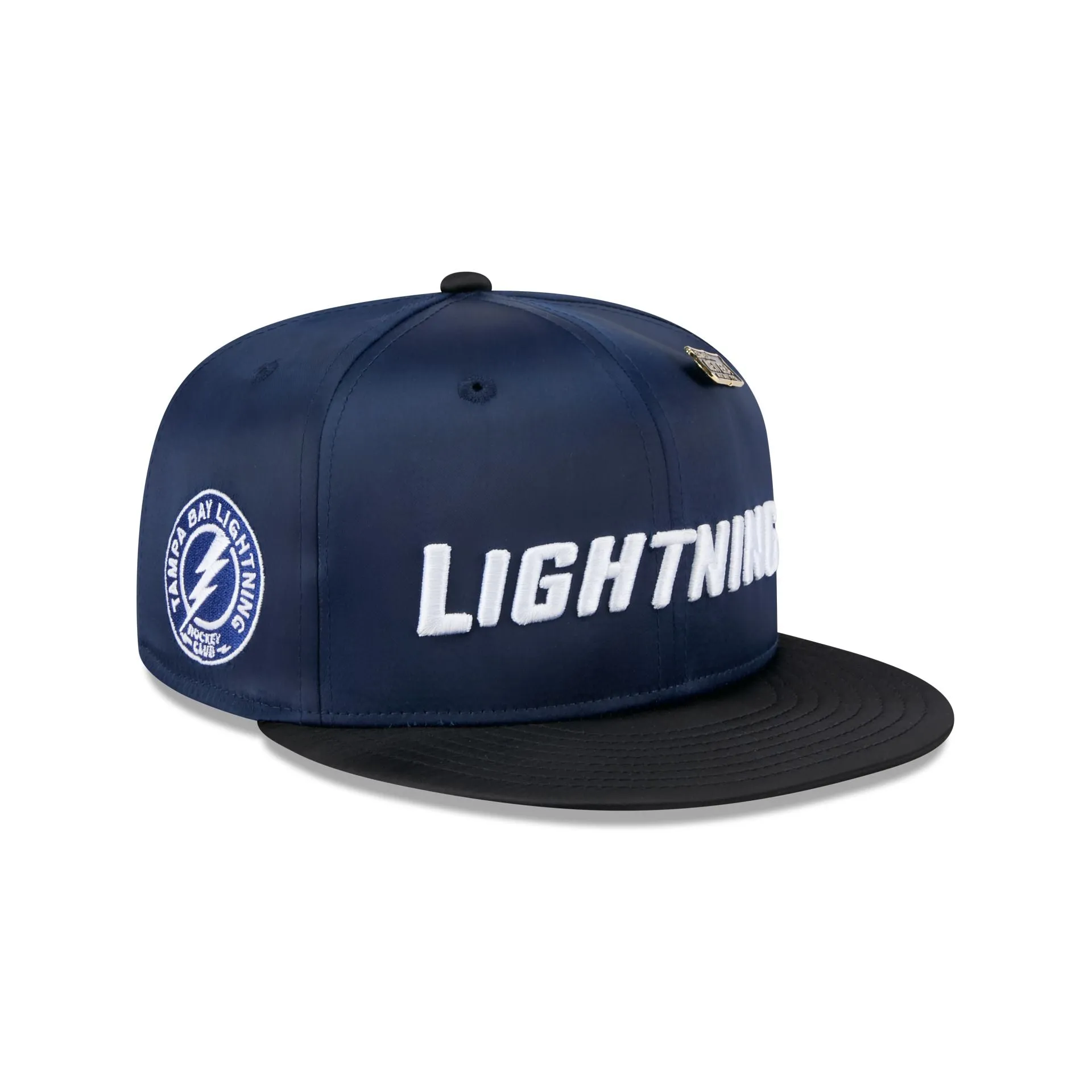 Tampa Bay Lightning Spring Satin 59FIFTY Fitted Hat sold by New Era