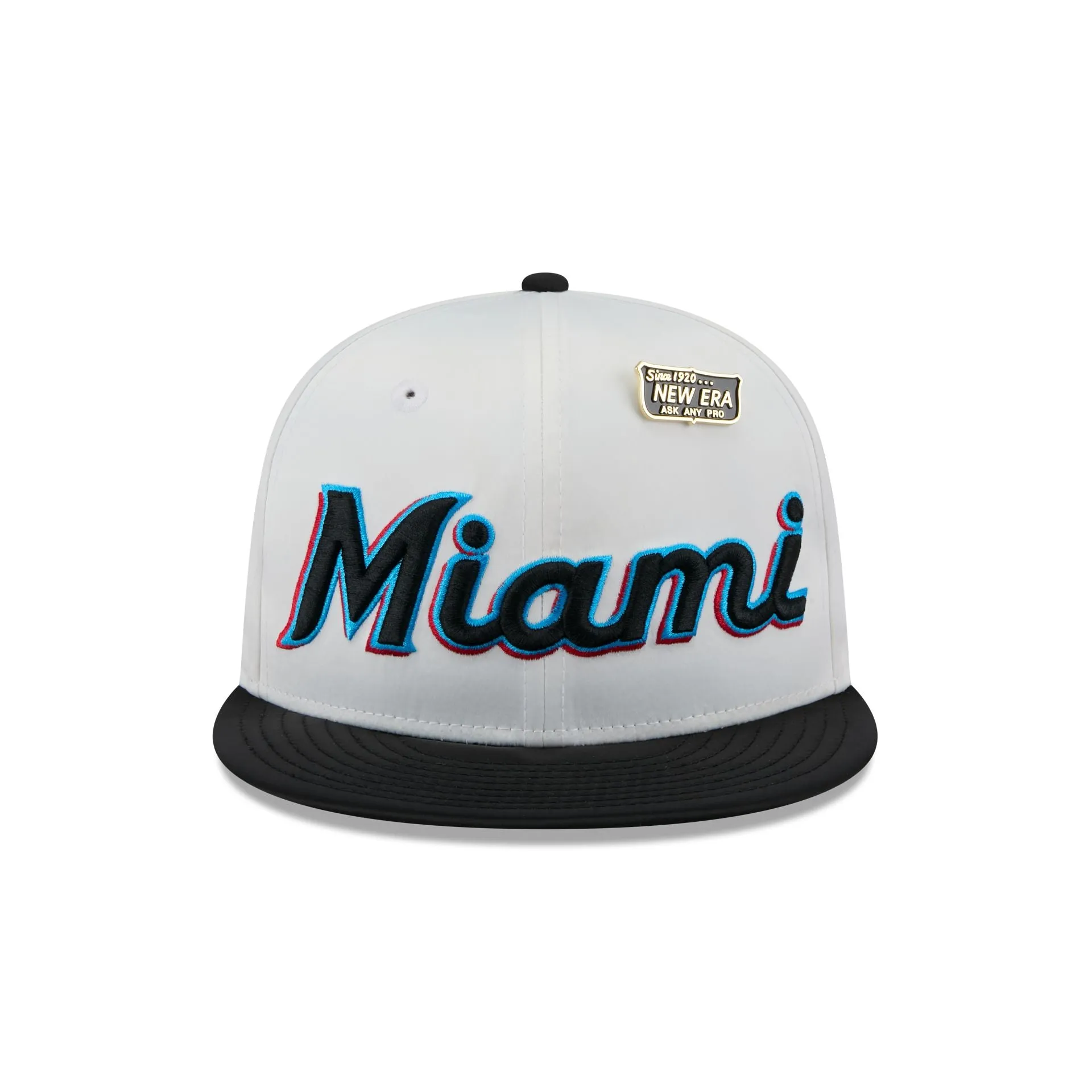 Miami Marlins Satin Pin 9FIFTY Snapback Hat sold by New Era product image thumbnail 2