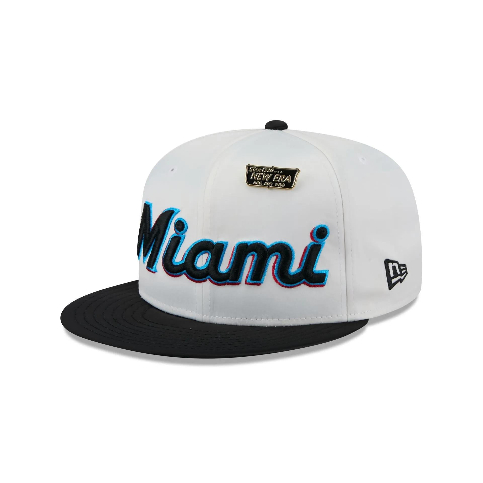 Miami Marlins Satin Pin 9FIFTY Snapback Hat sold by New Era product image thumbnail 3