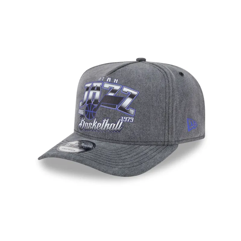 Utah Jazz Washed 9FIFTY A-Frame Snapback Hat sold by New Era