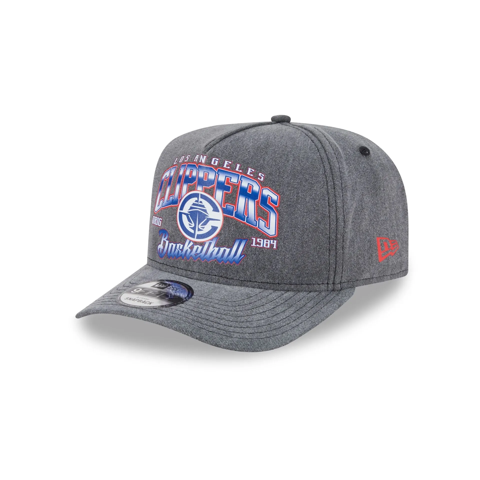 Los Angeles Clippers Washed 9FIFTY A-Frame Snapback Hat sold by New Era