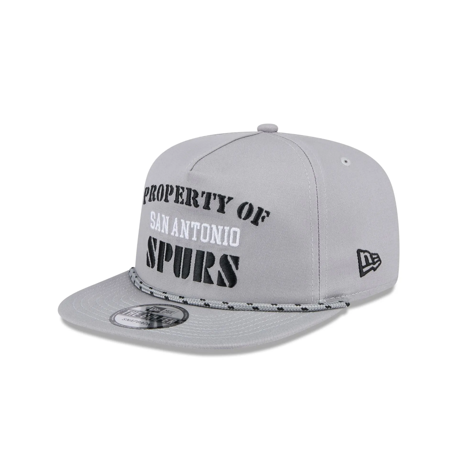 San Antonio Spurs Vintage Gray Rope Golfer Hat sold by New Era product image thumbnail 3
