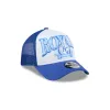Kansas City Royals Distressed 9FORTY A-Frame Trucker Hat sold by New Era