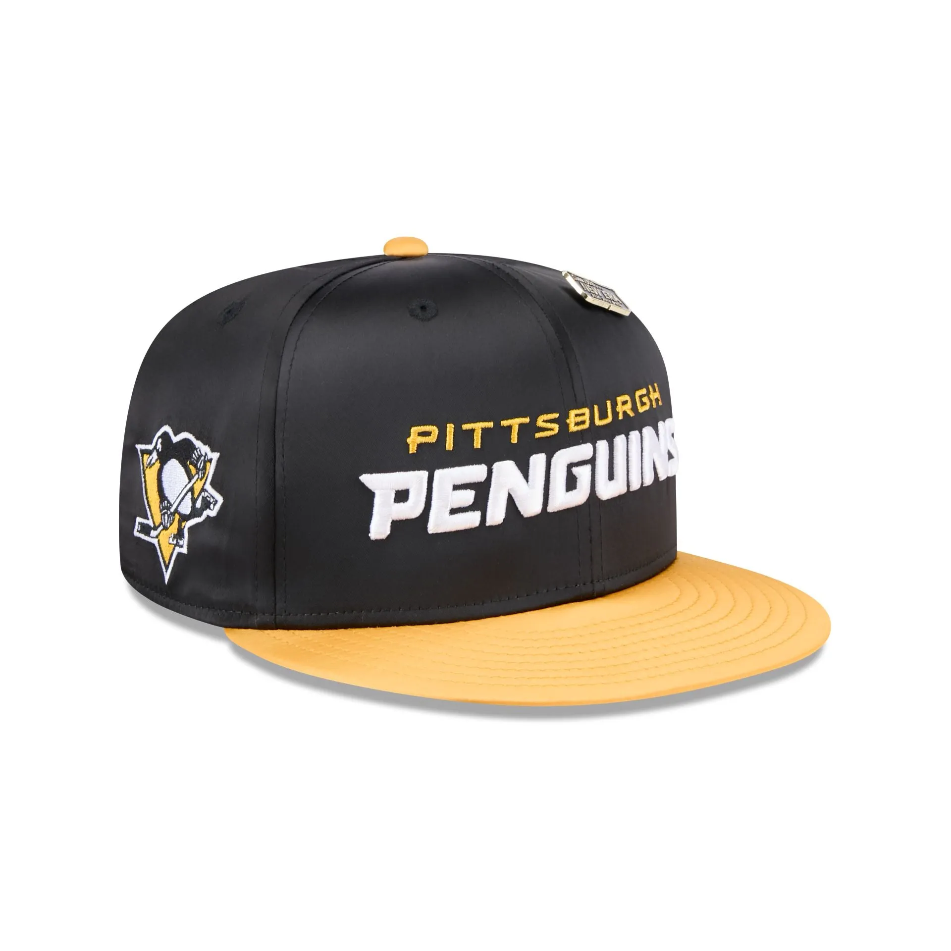 Pittsburgh Penguins Spring Satin 59FIFTY Fitted Hat sold by New Era