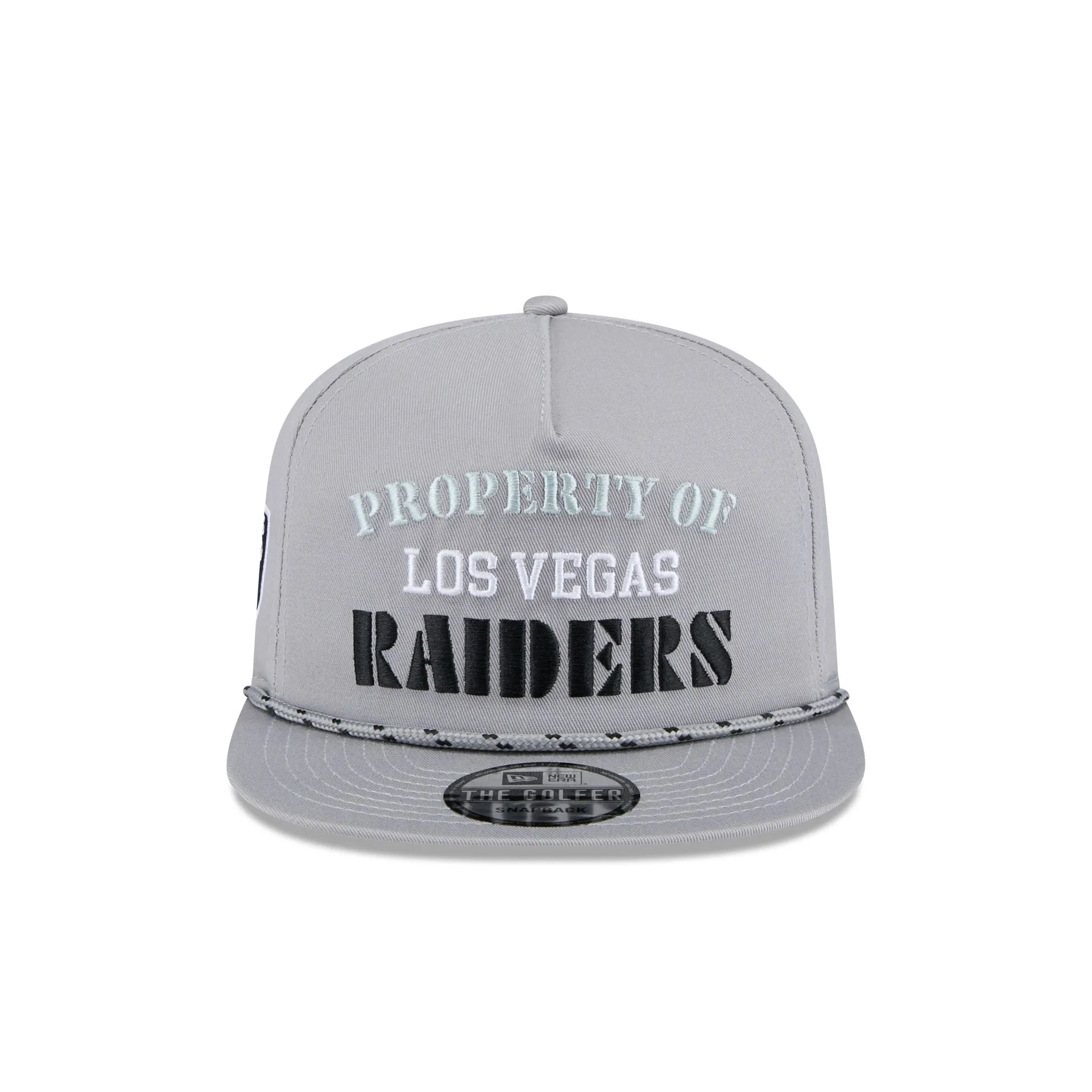Las Vegas Raiders Vintage Gray Rope Golfer Hat sold by New Era product image thumbnail 2