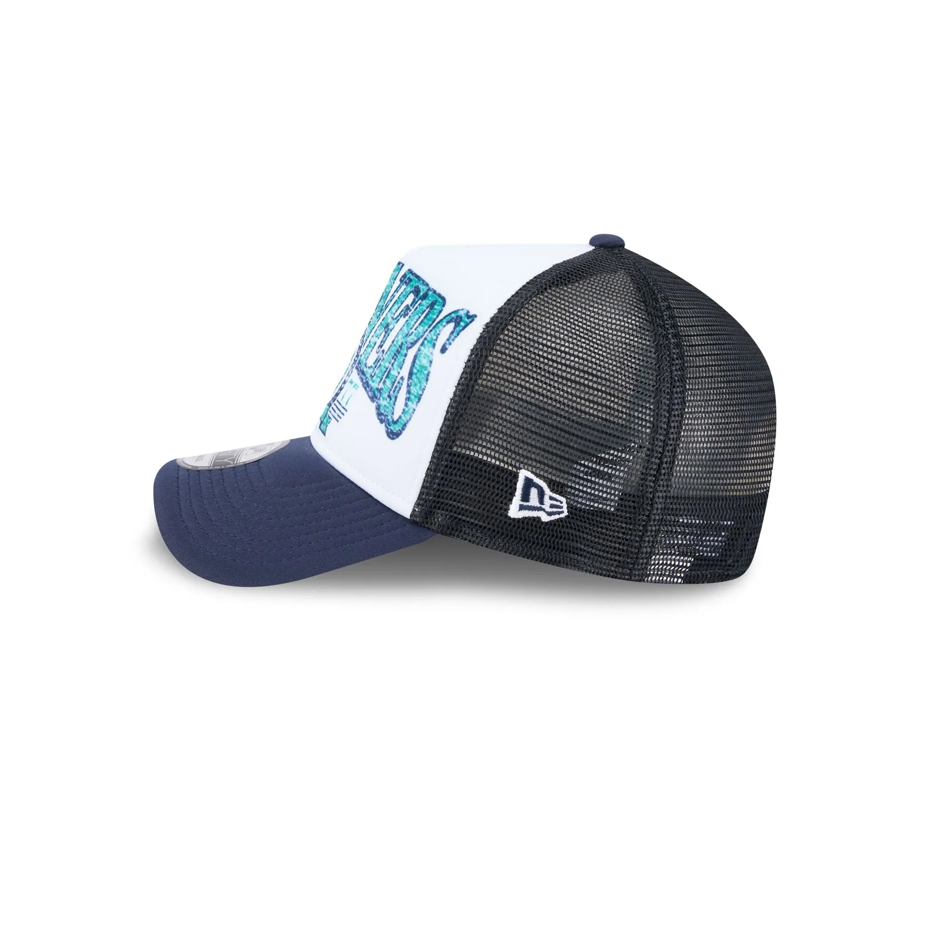 Seattle Mariners Distressed 9FORTY A-Frame Trucker Hat sold by New Era product image thumbnail 4