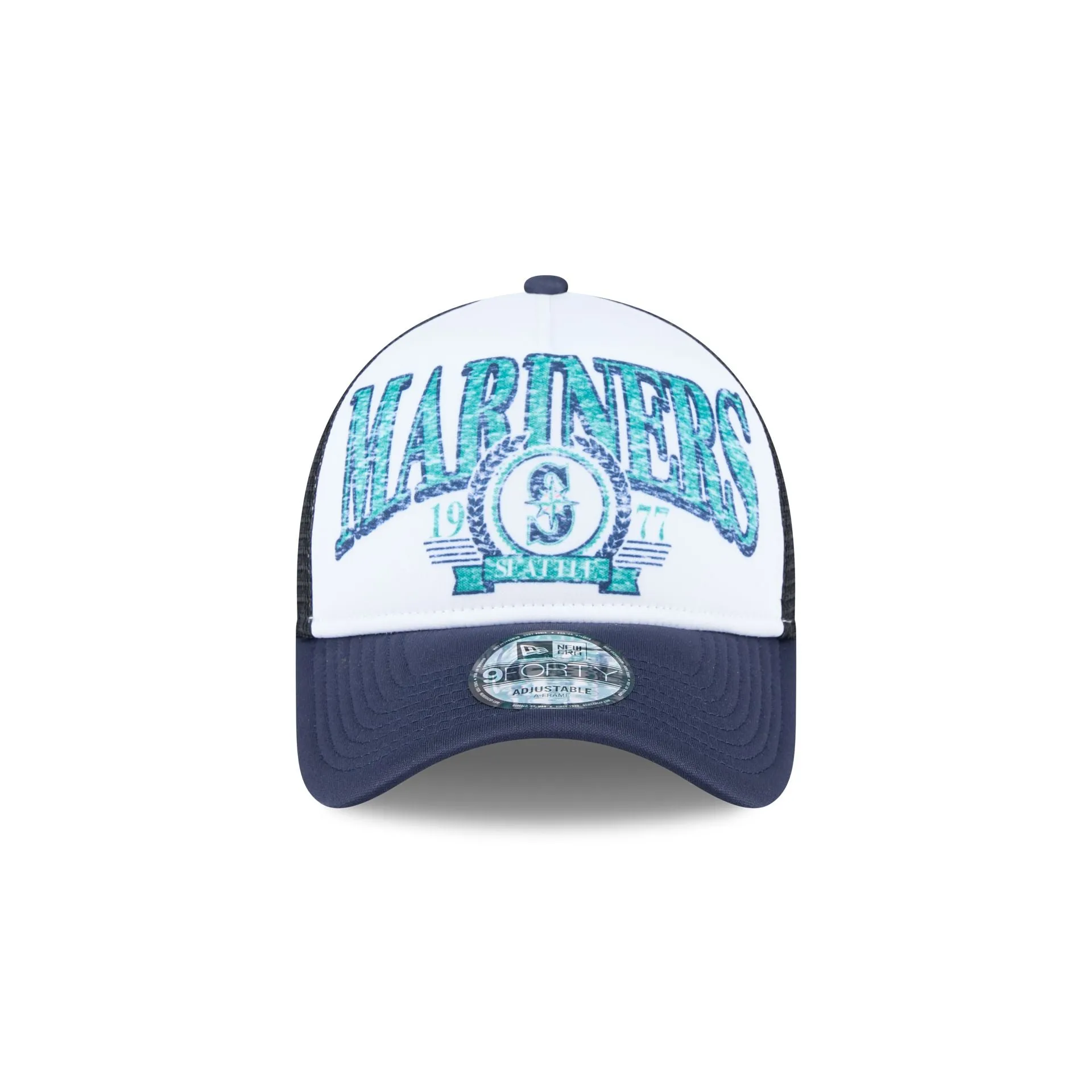 Seattle Mariners Distressed 9FORTY A-Frame Trucker Hat sold by New Era product image thumbnail 2