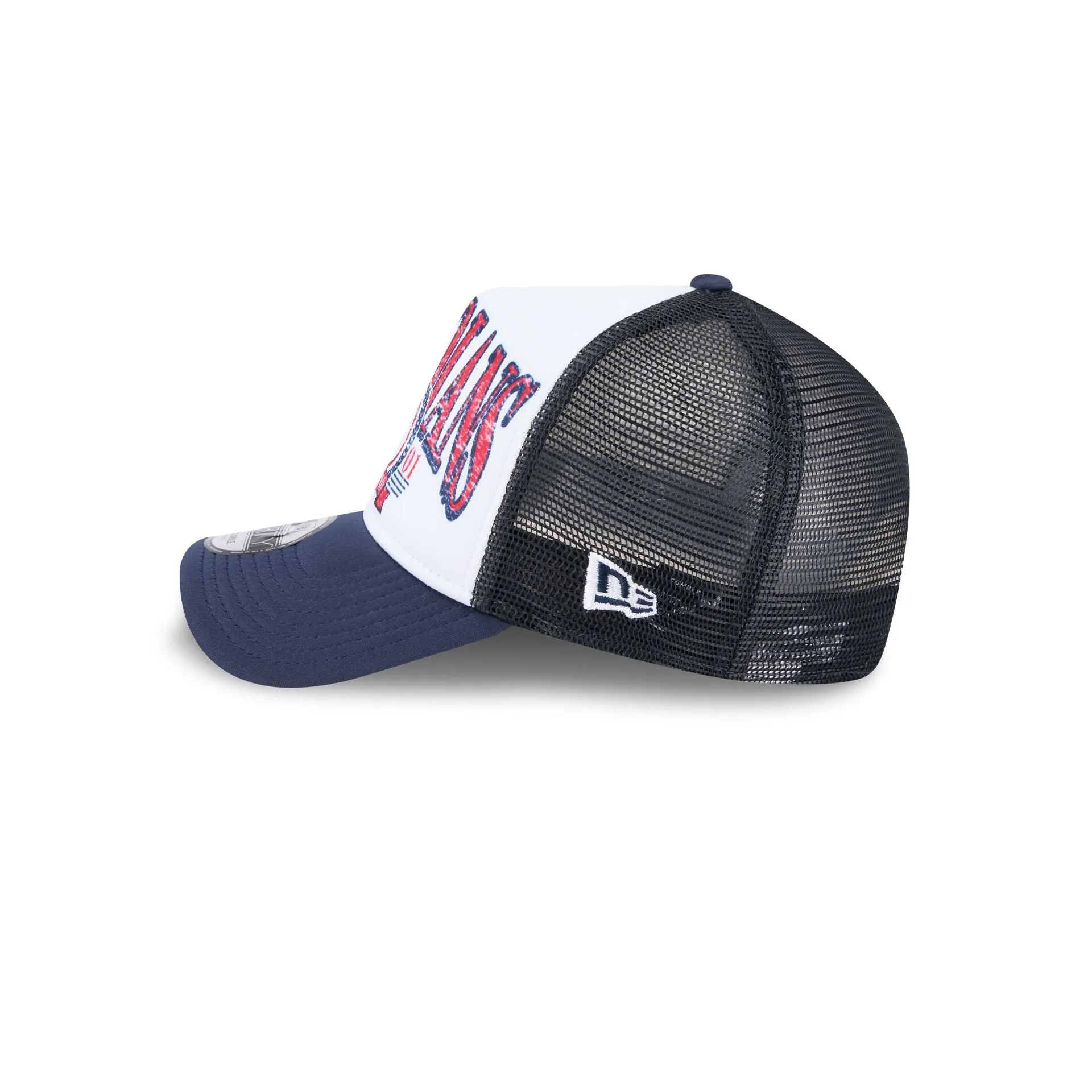Cleveland Guardians Distressed 9FORTY A-Frame Trucker Hat sold by New Era product image thumbnail 4