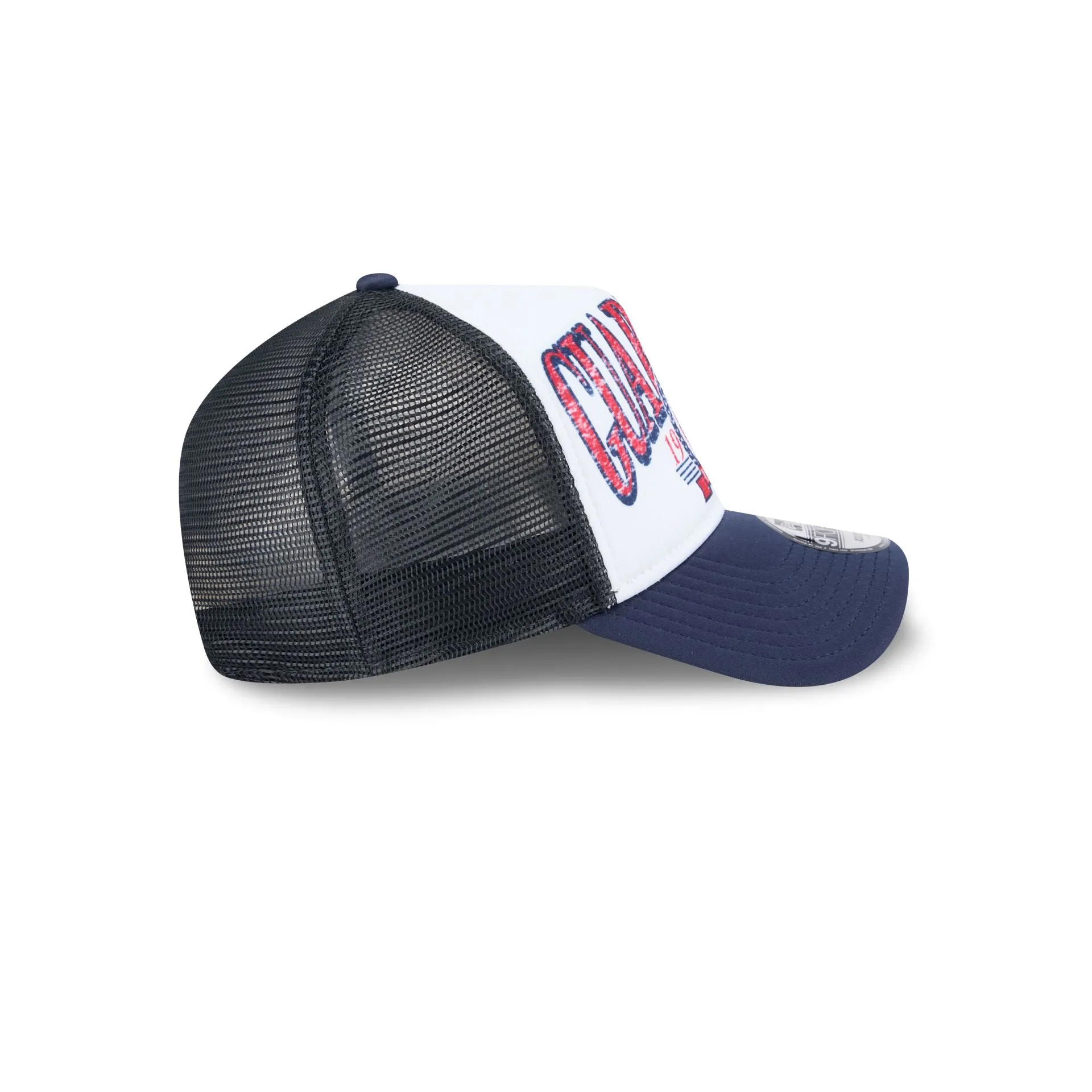 Cleveland Guardians Distressed 9FORTY A-Frame Trucker Hat sold by New Era product image thumbnail 5