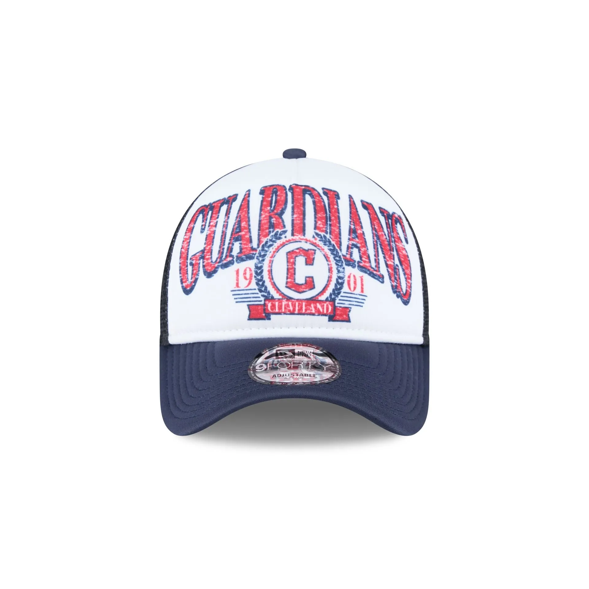 Cleveland Guardians Distressed 9FORTY A-Frame Trucker Hat sold by New Era product image thumbnail 2