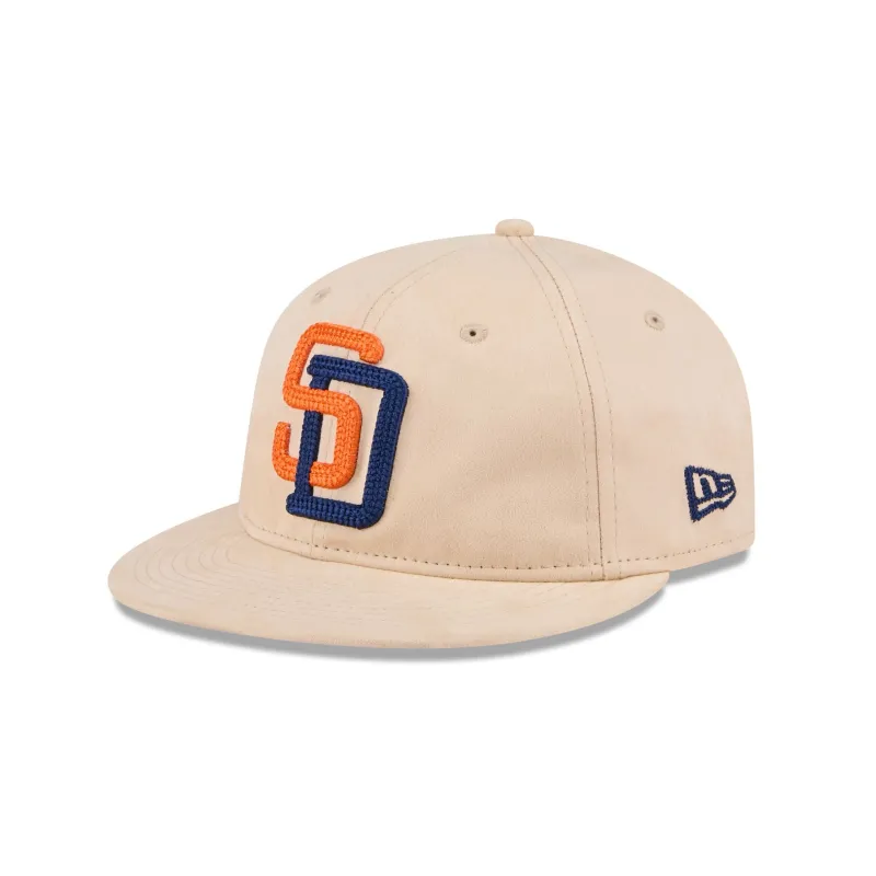 San Diego Padres Stone Suede Retro Crown 9FIFTY Snapback Hat sold by New Era