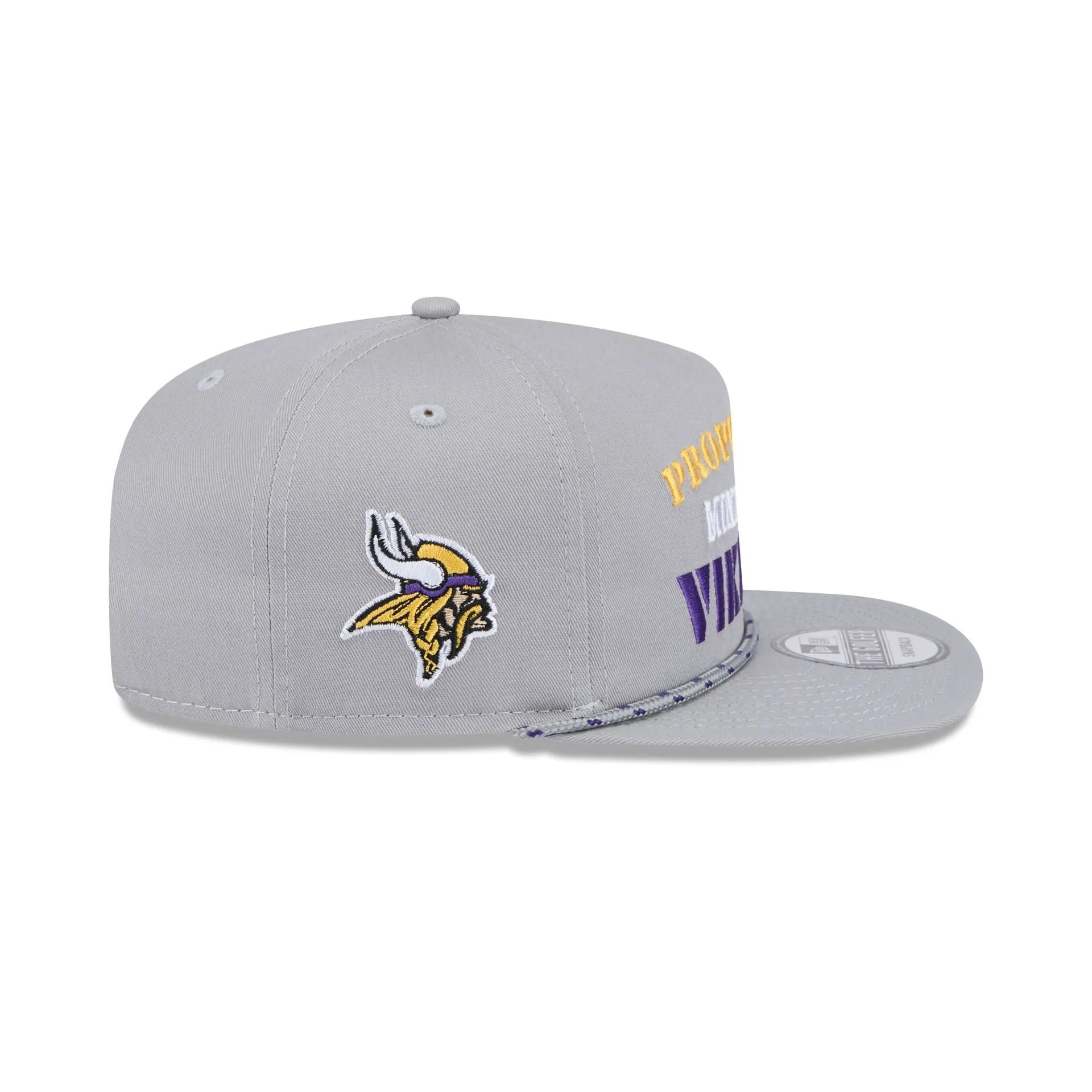 Minnesota Vikings Vintage Gray Rope Golfer Hat sold by New Era product image thumbnail 4