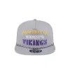 Minnesota Vikings Vintage Gray Rope Golfer Hat sold by New Era