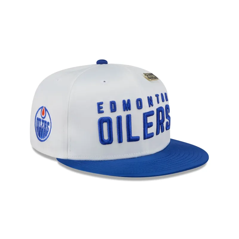 Edmonton Oilers Spring Satin 59FIFTY Fitted Hat sold by New Era