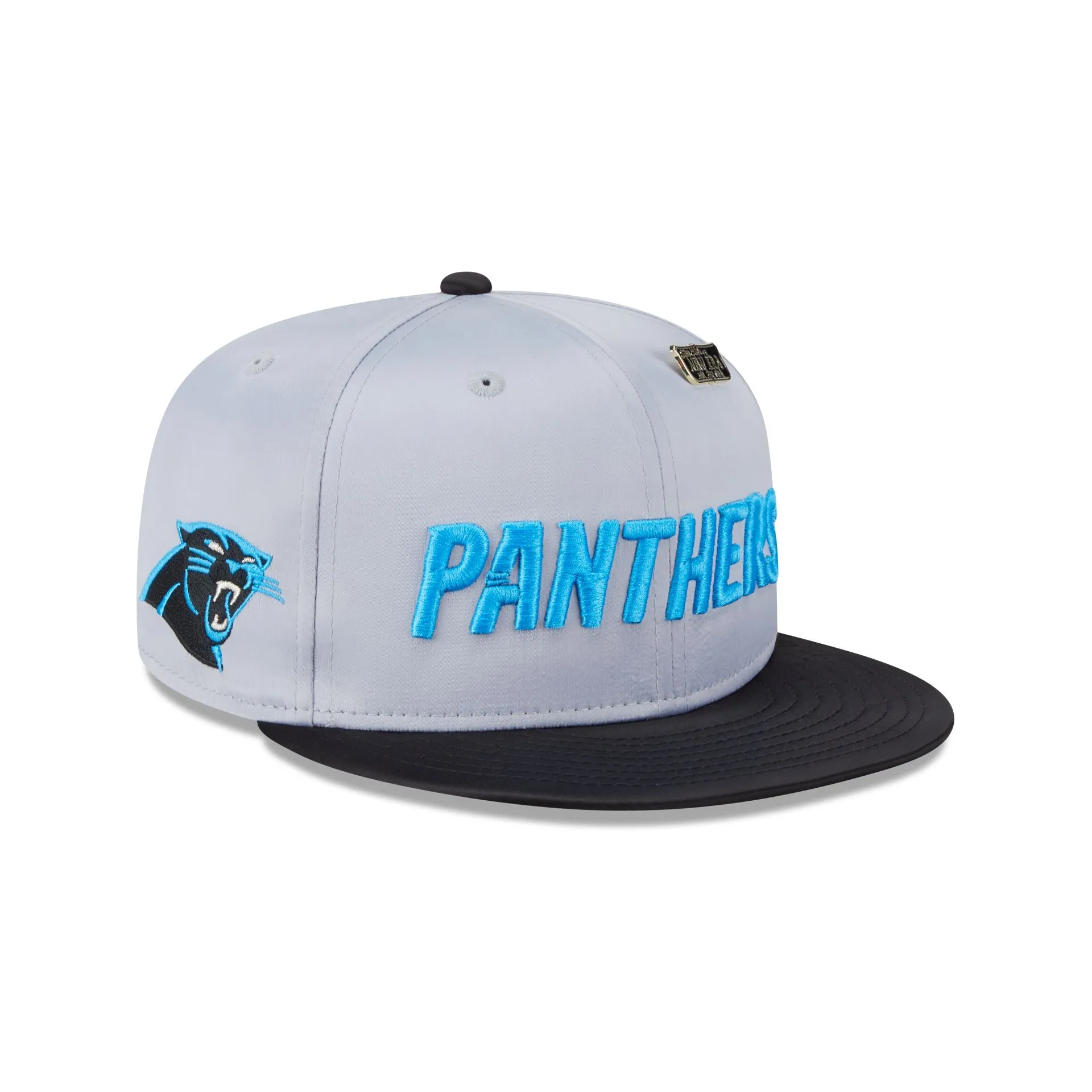 Carolina Panthers Spring Satin 59FIFTY Fitted Hat sold by New Era