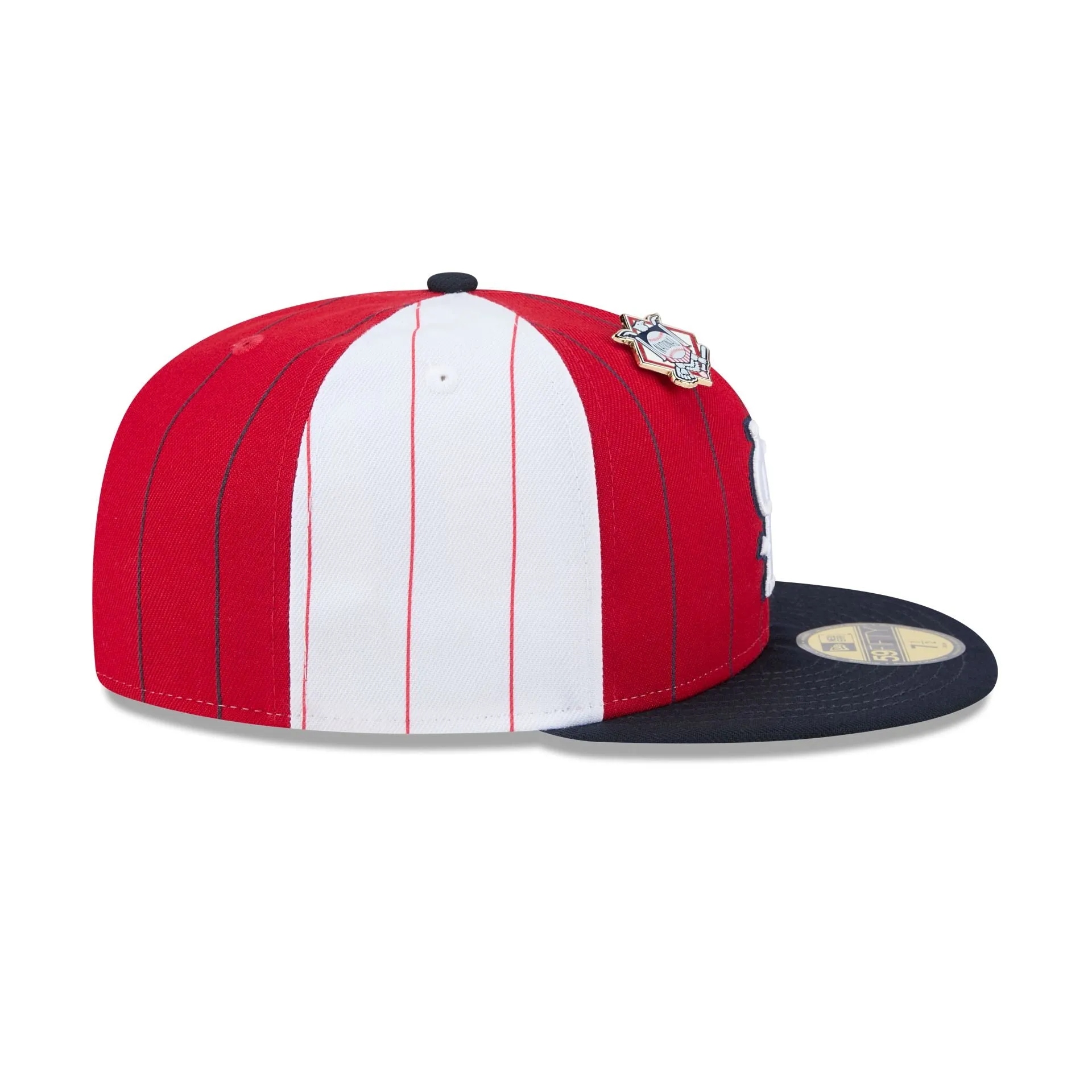 St. Louis Cardinals Pinstripe League Pin 59FIFTY Fitted Hat sold by New Era product image thumbnail 5